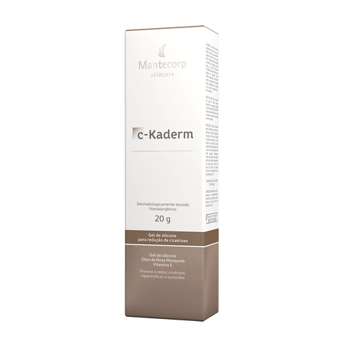 O C-Kaderm é um gel cicatrizante que vem em uma embalagem contendo 20g O C-Kaderm é um gel cicatrizante que vem em uma embalagem contendo 20g