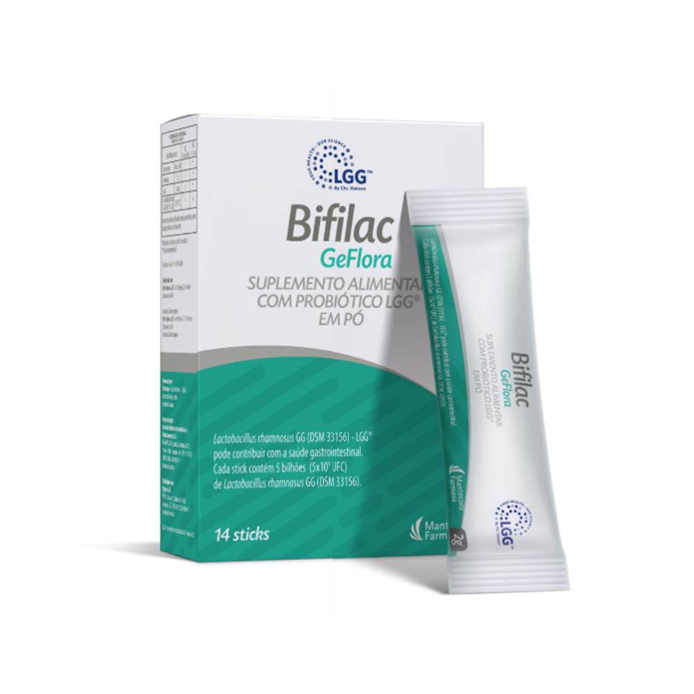 Bifilac Geflora 14 sticks Pó Hypera Pharma lojinhatemvalor2022