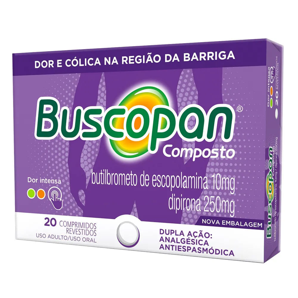 Buscopan Composto Adulto 10mg+250mg 20 comprimidos - novahyperapharma-b2e