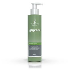 O Sabonete Glycare é um higienizador líquido para o rosto de peles normais a mista em embalagem de 300 ml
