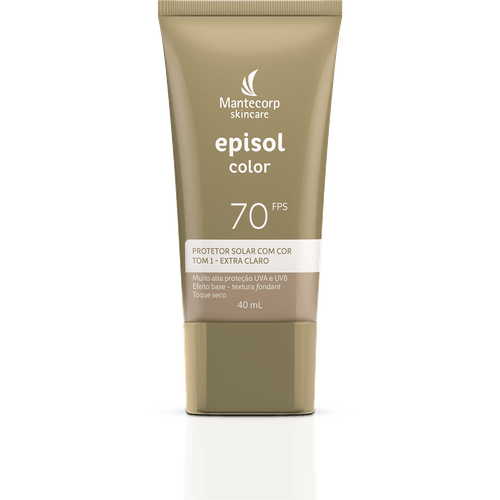 Protetor-Solar-Episol-Color-Tom-1-Extra-Claro-com-FPS-70 Protetor-Solar-Episol-Color-Tom-1-Extra-Claro-com-FPS-70