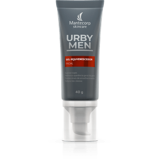 O Gel Rejuvenescedor Facial Urby Men vem em uma embalagem contendo 40ml