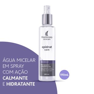 A Água Micelar Epidrat Calm é indicada para limpar, acalmar, hidratar e demaquilar o rosto, olhos e lábios