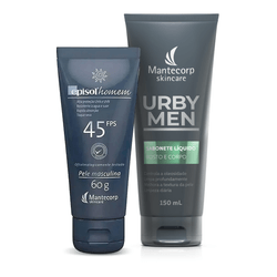 Kit-Episol-Homem-60g---Urby-Men-Sabonete-Liquido-Corpo-e-Rosto-150ml