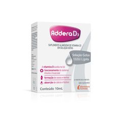 Vitamina D Addera D3 2.000UI com 30 cápsulas - ihypera2022