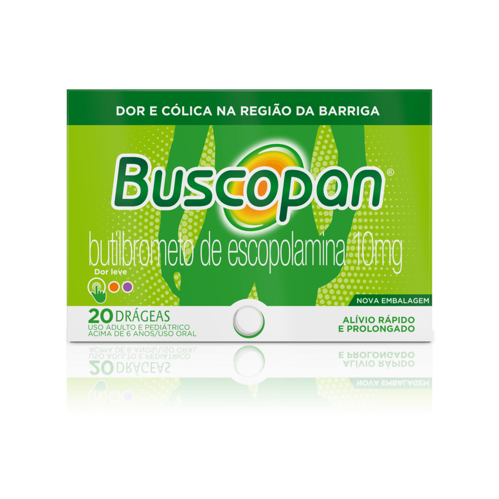 Buscopan Caixa 20 Drageas | Hypera - ihypera2022