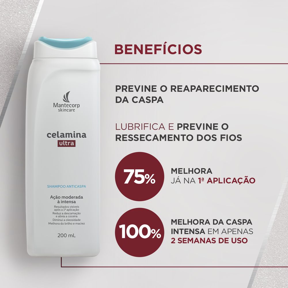 Celamina Ultra Shampoo Anticaspa 200Ml Hypera Farma lojinhatemvalor2022