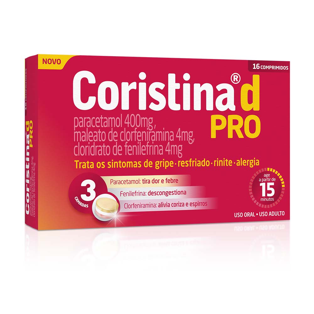 Coristina D Pro 16 Comprimidos - ihypera2022