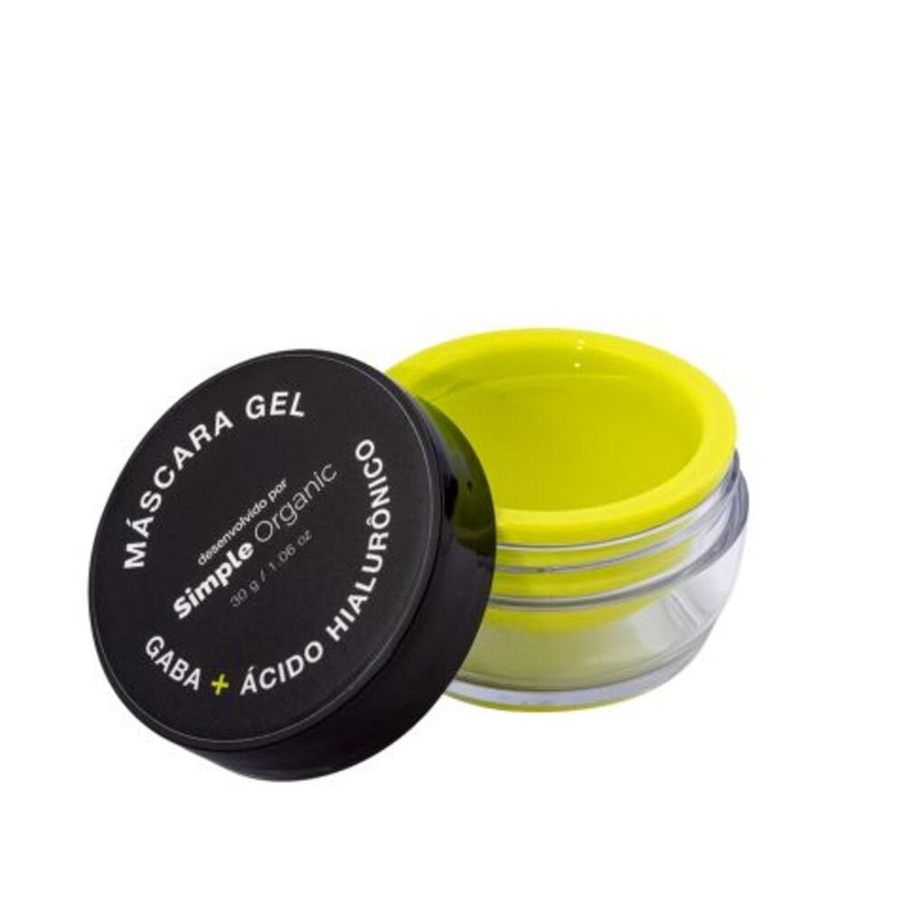 Mascara Gel Ácido Hialurônico + Gaba Simple Organic 30g