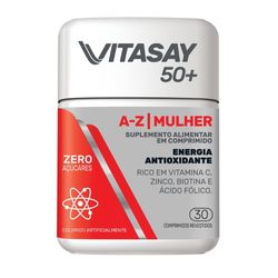 Suplemento-Alimentar-Vitasay-50--A-Z-Mulher-30-Comprimidos