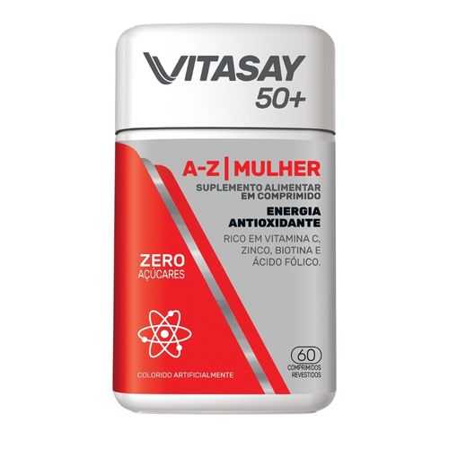 Suplemento-Alimentar-Vitasay-50--A-Z-Mulher-60-Comprimidos