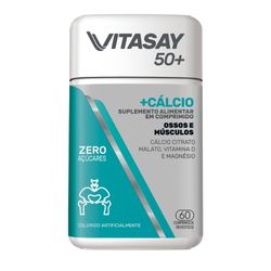 Suplemento-Alimentar-Vitasay-50--Calcio-60-Comprimidos