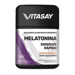 Suplemento-Alimentar-Vitasay-Melatonina-90-Comprimidos-Sabor-Laranja