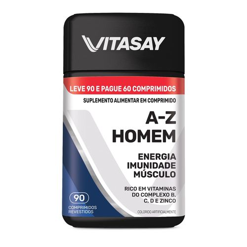 Suplemento-Alimentar-Vitasay-A-Z-Homem-90-Comprimidos
