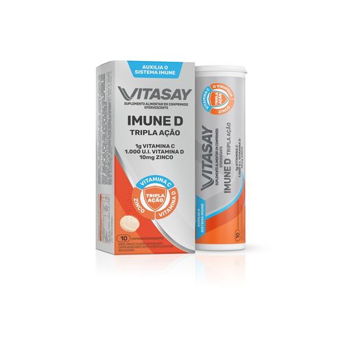 Suplemento-Alimentar-Vitasay-Imune-D-Tripla-Acao-10-Comprimidos-Efervescentes