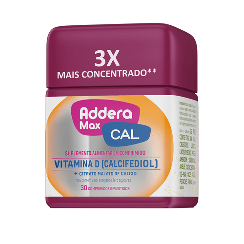 Vitamina D Addera Max Calcio 30 Comprimidos - adderab2c