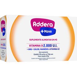 Vitamina D Addera +Cabelo & Unhas 2.000UI com 30 Comprimidos - adderab2c