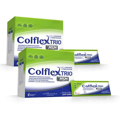Kit-c--2-Colageno-Colflex-Trio-Hidrolisado-30-Saches-Sem-Sabor Kit-c--2-Colageno-Colflex-Trio-Hidrolisado-30-Saches-Sem-Sabor