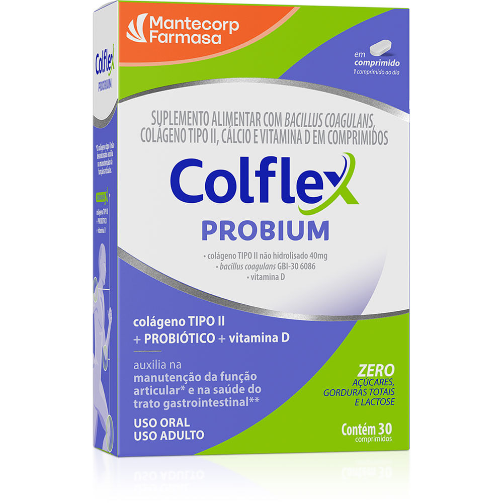 Colágeno Colflex Probium 30 Comprimidos