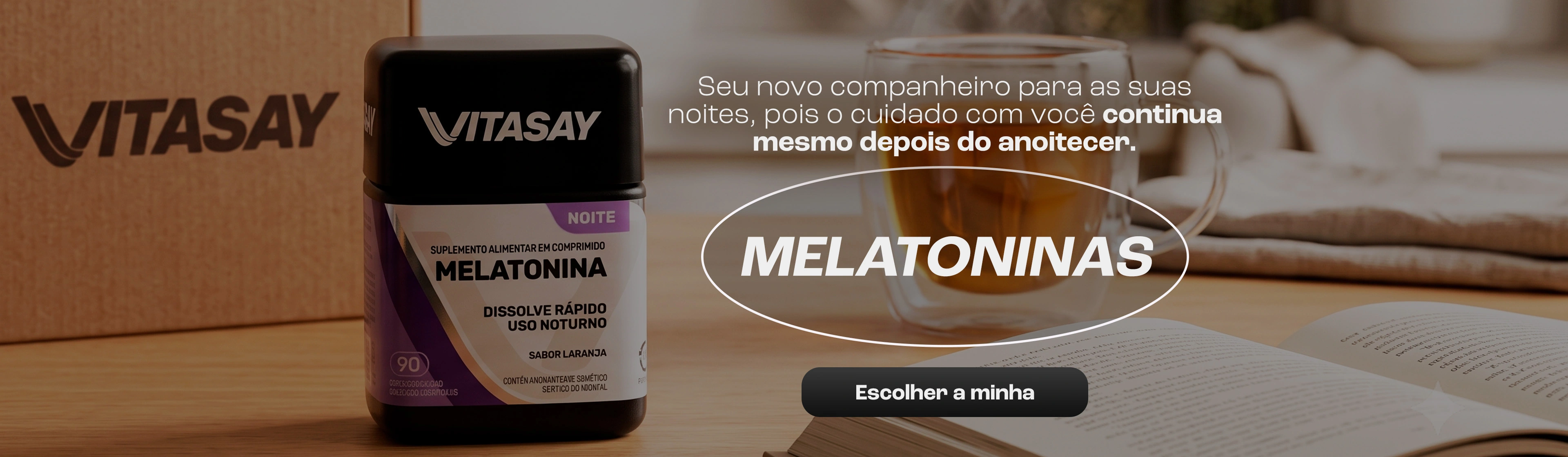Melatonina | Sono Reparador - Banner