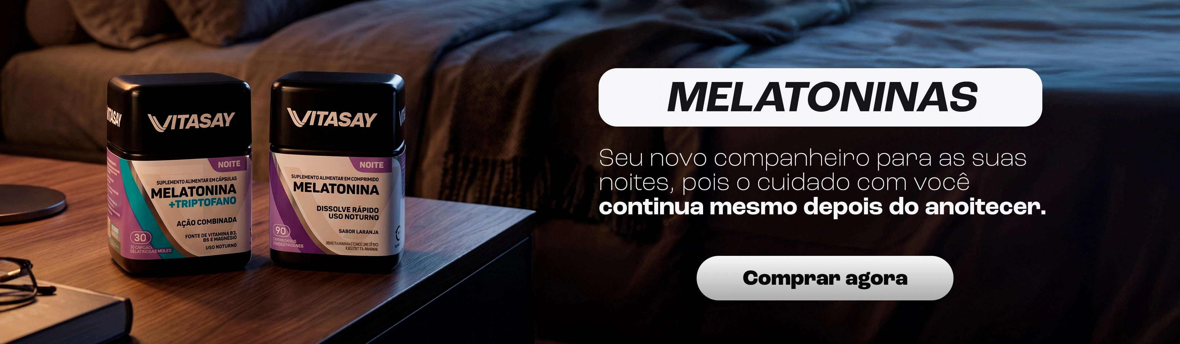 Melatonina | Sono Reparador - Banner