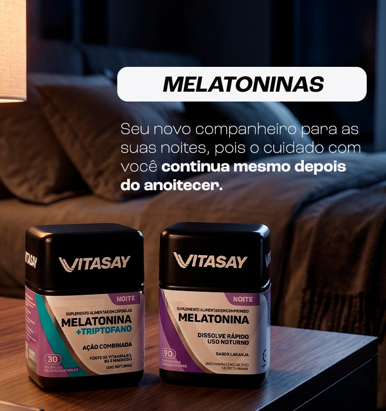 Melatonina | Sono Reparador - Banner